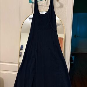LC Lauren Conrad Navy Textured Dress